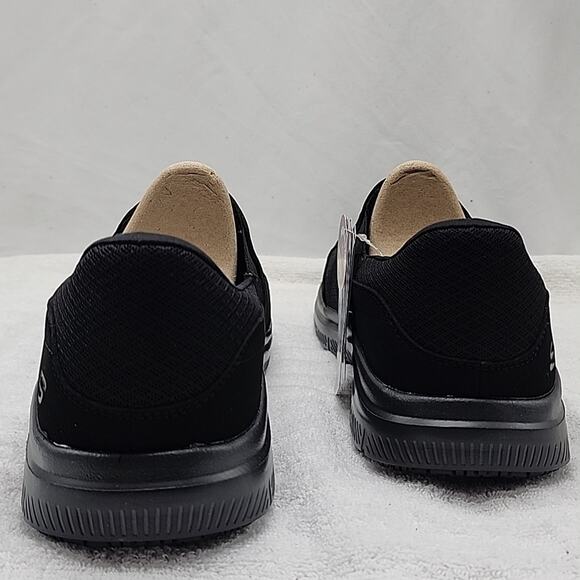 SKECHERS WORK RELAXED-FIT MEMORY FOAM WATER SLIP RESISTANT MENS 12 NWB BLACK ⚫️ - Picture 7 of 16